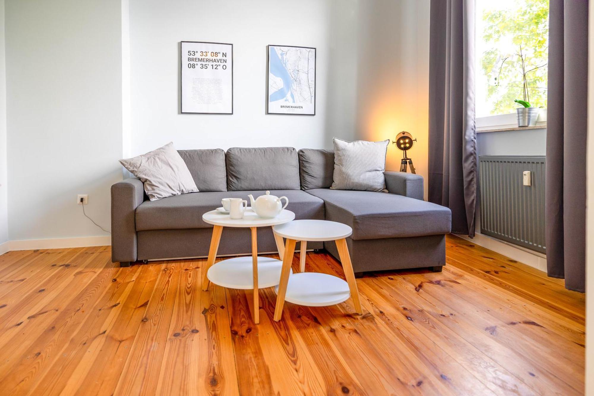 Appartement Moewenkoje - Zentral Mit Privatparkplatz à Bremerhaven Extérieur photo